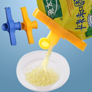 Food Bag Sealing Clip With Pour Spout And Lid Moisture Proof Plastic Seasoning Preservation Clamp Kitchen Tool