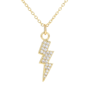 Fashion Copper Zirconia Pendant Necklace For Women Animal Clover Seahorse Lightning High Heel Pave Rhinestone Jewelry Necklace