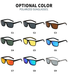Polarized sports sunglasses collection for men featuring nine varied color options from C1 to C9