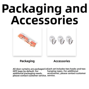 Christmas nutcracker door banner accessories including OPP bag, two hooks and two ropes