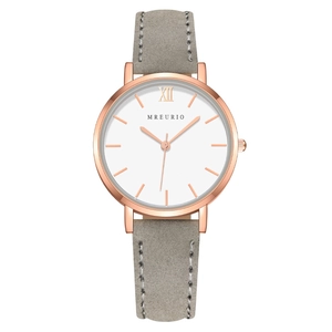 Damen Quarzuhr Minimalistische Römische Ziffern Mode Analoge Armbanduhr Lederarmband Metallgehäuse Elegantes Accessoire