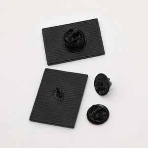 Lot de fermoirs papillon noirs et attaches en émail pour broches artistiques