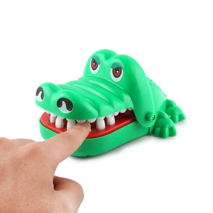 Jeu classique du dentiste crocodile vert pour enfants, jouet interactif de morsure