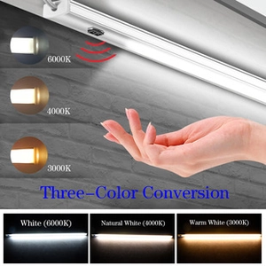 LED night light showcasing three color temperatures: 6000K white, 4000K natural and 3000K warm