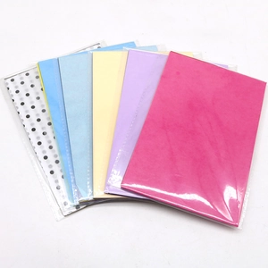 Multi-color A5 tissue paper sheets set in various vibrant colors for DIY gift wrapping