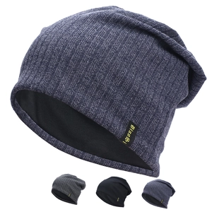 Berretto In Maglia A Coste Acrilico Caldo Invernale Con Toppa Cappello Morbido Per Sport All'aperto Quotidiano Uomini Donne