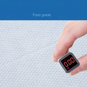 Extra thick disposable cotton face towels showing zero fluorescent agent test results