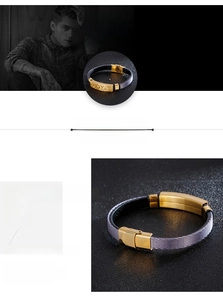 Dettaglio del bracciale in acciaio inossidabile 316L con motivo geometrico e chiusura