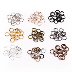 Open Jump Rings Iron Electroplated Circular Connectors For DIY Jewelry Making Necklaces Bracelets Earrings Findings