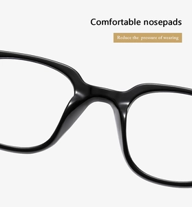 Macro view of integrated nose pads on black frames for reduced pressure and comfort