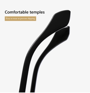 Macro detail of ergonomic matte black eyewear temples with anti-slip comfort design