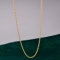 Macro shot of 18K gold plated twisted chain link texture for elegant necklaces