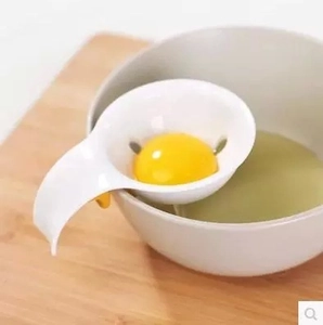 Separador De Claras Yema Huevo Plástico Gadget Cocina Con Clip Silicona Para Cocinar Hornear
