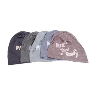 Bonnets en coton d'hiver pour hommes et femmes avec texte imprimé Are you ready