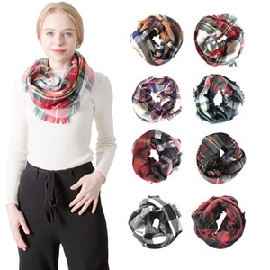 Detailed grid showing 9 colors of hollow knit scarves with elegant tassel edges