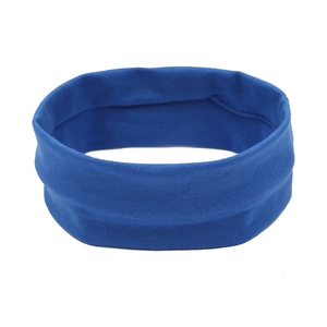 Atmungsaktives blaues elastisches Sportstirnband für Damen, ideal für Yoga und Fitnessübungen