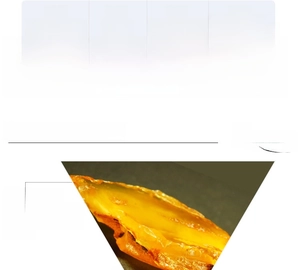 Detail of natural Baltic amber beads in gold and fire colors with 4-6mm diameter