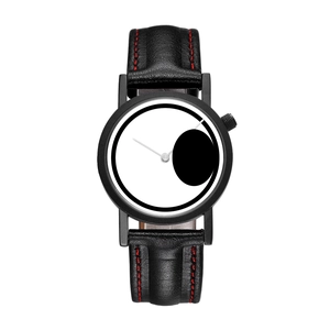 Women Quartz Watch Genuine Leather Strap Waterproof Minimalist Fashion Wristwatch Creative Design Unique Round Dial