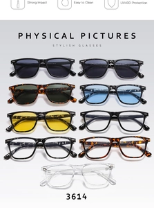 Detailed macro view of stylish vintage sunglasses frame collection in diverse colors