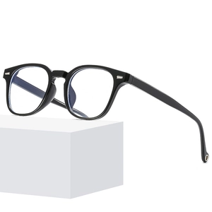 Blue Light Blocking Glasses Retro Square Fashion Full Frame PC Optical Eyeglasses For Women And Men Clear Lens Anti Glare