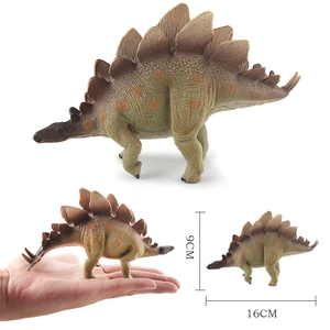 Modelo de juguete dinosaurio Estegosaurio realista, 16 cm con textura detallada