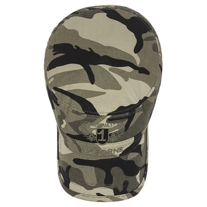 Unisex camouflage cotton cadet cap with tactical airborne embroidery for outdoor sports