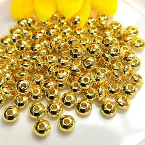 14K gold filled spacer beads and disc rondelles for DIY handmade jewelry making