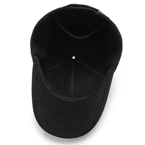 Winter thermal baseball cap for men featuring a warm lined interior and adjustable metal buckle