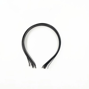 U-shaped black metal headband frames for DIY crochet cat ear hair accessories craft