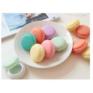 Mini Macaron Jewelry Storage Box Portable Travel Small Case For Rings Earrings Necklaces Organizer Plastic Round Box