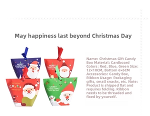 Detailed view of assorted Christmas gift boxes with ribbons and Santa snowman designs