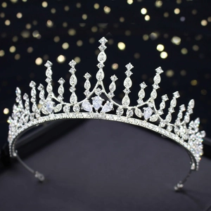 Elegant Bridal Crown Tiara Rhinestone Crystal Headband For Wedding Princess Birthday Party Hair Accessories Women