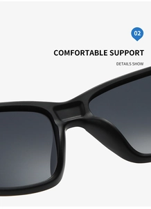 Gros plan sur les lunettes cyclisme noir mat avec plaquettes de nez confortables