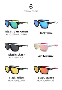 Détail de lunettes de soleil de cyclisme avec six verres colorés et montures de sport