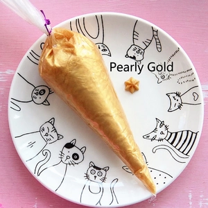 DIY pearl gold cream glue in 100g squeeze bag for phone case and stationery decoration