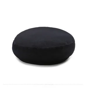 Detailed back view showing the round crown and texture of the black flat cap for men