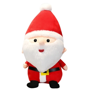 Süßer Weihnachtsmann Plüschtier Weihnachts Puppe festliches Geschenk Dekoration für Kinder