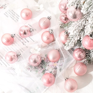 Shatterproof PVC Christmas Baubles Electroplated Christmas Ornaments For Xmas Tree Hanging Party Home Decor Festive Decorations