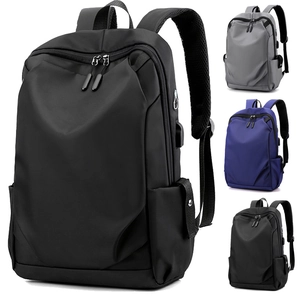 Laptop Backpack Business Travel Bag Waterproof Nylon Large Capacity With USB Charging Port Headphone Jack Men Women