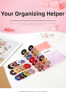 35mm matte mushroom hole binding discs with heart cutouts for notebooks and journals