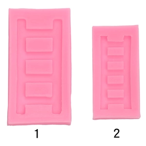 Ladder Shape Silicone Cake Decorating Mold For Fondant Chocolate Candy DIY Baking Sugar Craft Handcrafted Tool