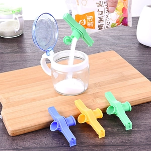 Clip D'étanchéité Pour Sac Alimentaire En Plastique Avec Bec Verseur Anti-humidité Rangement De Cuisine Pour Snack