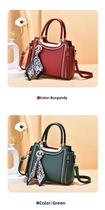 Detail view of tote bags with leopard scarf, contrast stitching and side zippers