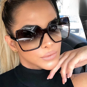 Unisex Mode Einfarbige Ac Quadratische Vollrahmen Sonnenbrille