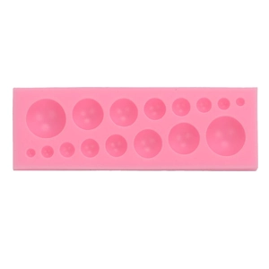 Moule en silicone rose pour décors de gâteaux en chocolat et en fondant