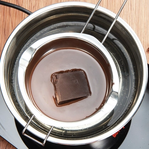 304 Stainless steel chocolate melting pot bowl for bain-marie baking and candle making