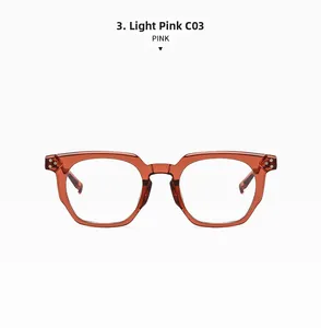 Detailed macro view of light pink translucent polygonal frames with metallic rivets