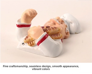 Detailed close-up of a cartoon chef plug holder with vibrant colors and fine craftsmanship