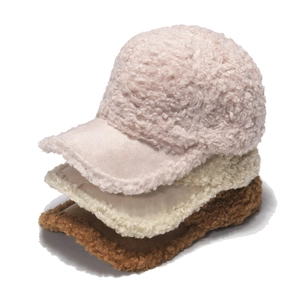 Lambwool Baseball Cap Warme Sherpa Wildlederoptik Einfarbig Wintermütze Für Herren Damen Verstellbar Outdoor Casual