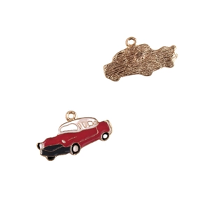 K-gold retro car enamel charms and gold metal pendants for DIY bracelet making